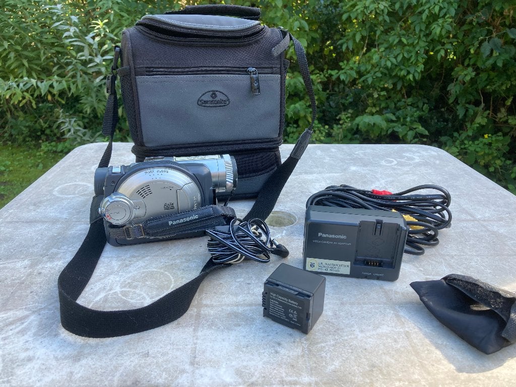 Panasonic DVD Video camera VDR M70, Mini dv, Gebruikt, Panasonic, 20x of meer