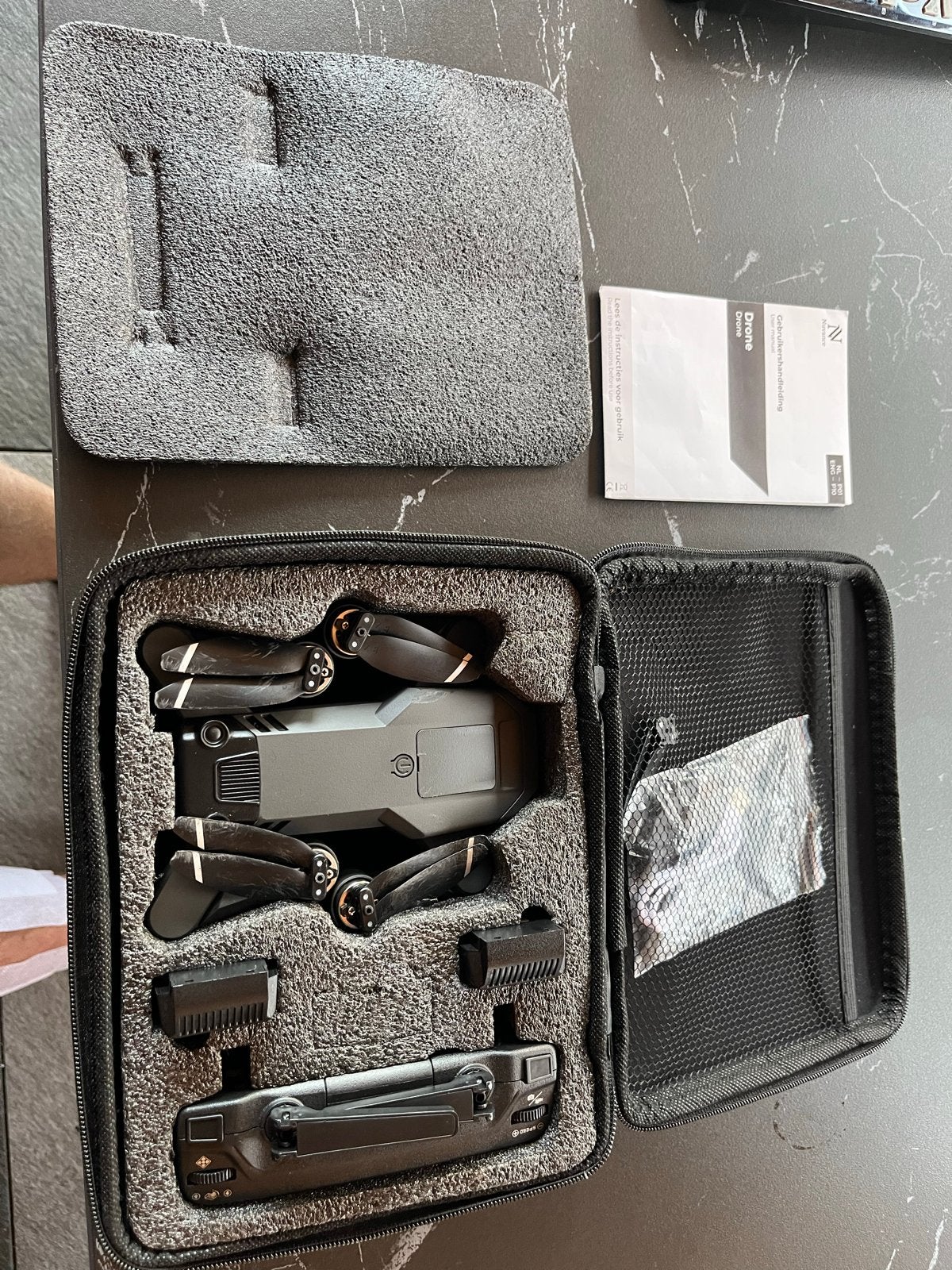 Nuvance Drone met Camera en Koffer - Zo goed als nieuw, 250 tot 900 gram, Cameradrone, 100 tot 1000 meter, Overige merken