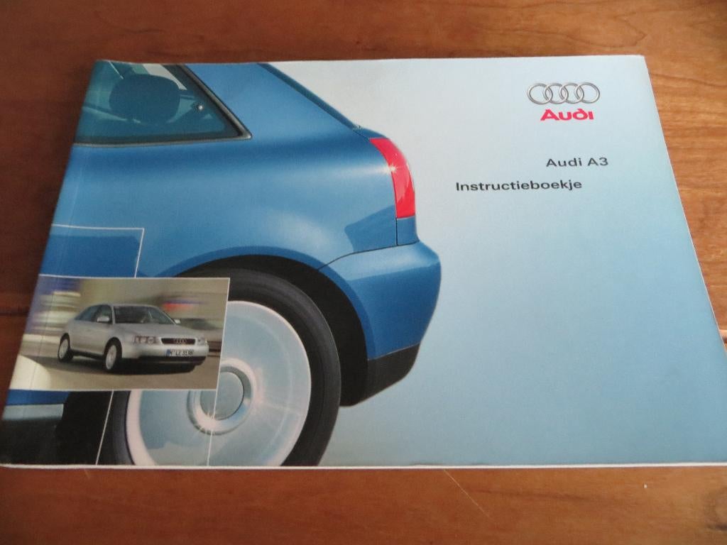 Instructieboek Audi A3, Audi A3 TDi, Audi A3 Quattro 2001, Ophalen of Verzenden