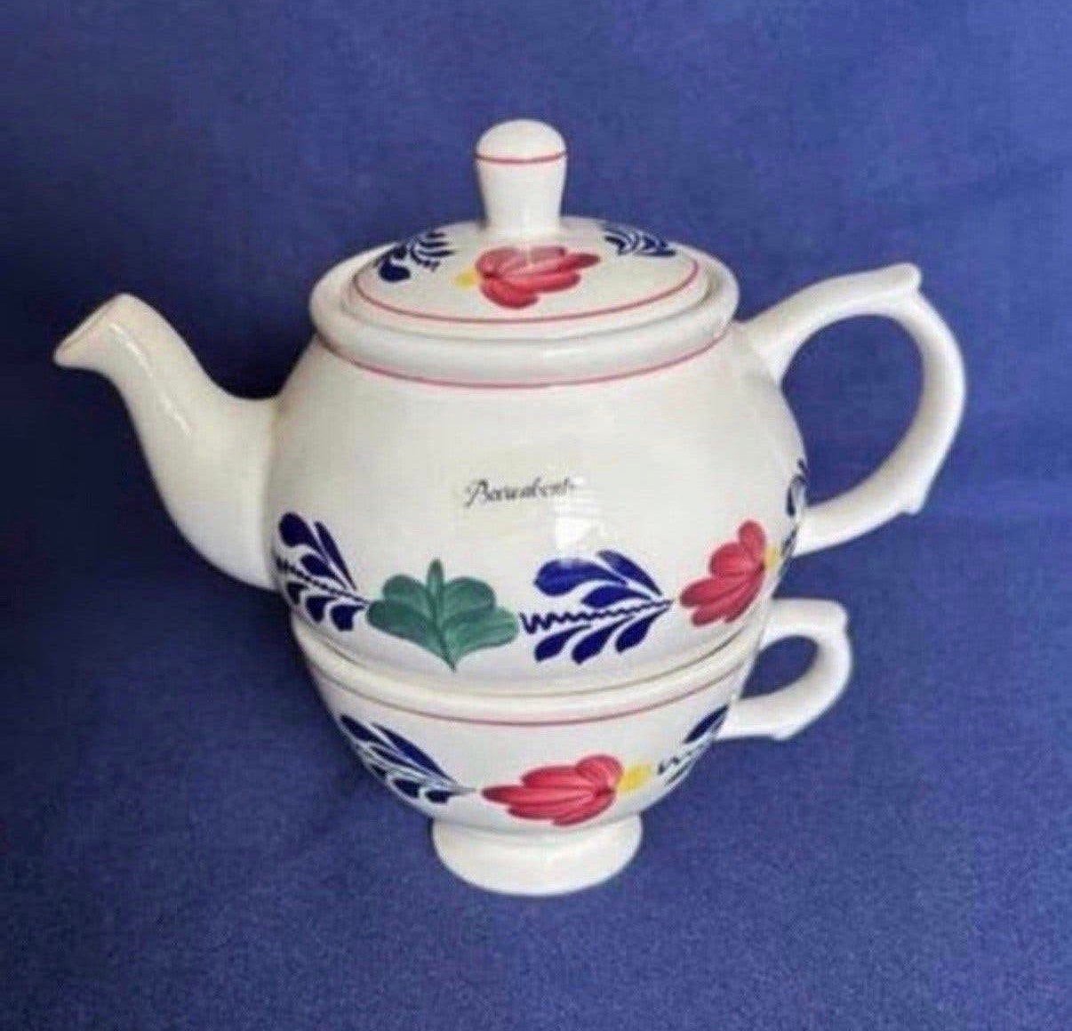Boerenbont tea for one, Ophalen of Verzenden, Zo goed als nieuw, Aardewerk, Overige typen