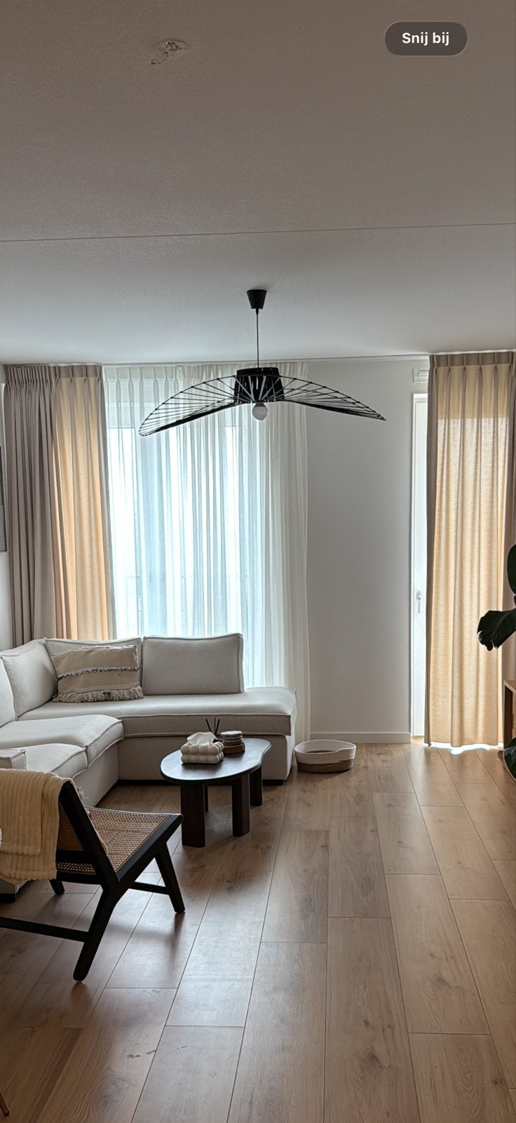 Moderne zwarte hanglamp - Stijlvolle verlichting voor elk in, Ophalen, 100 tot 150 cm, Zo goed als nieuw, Minder dan 25 cm