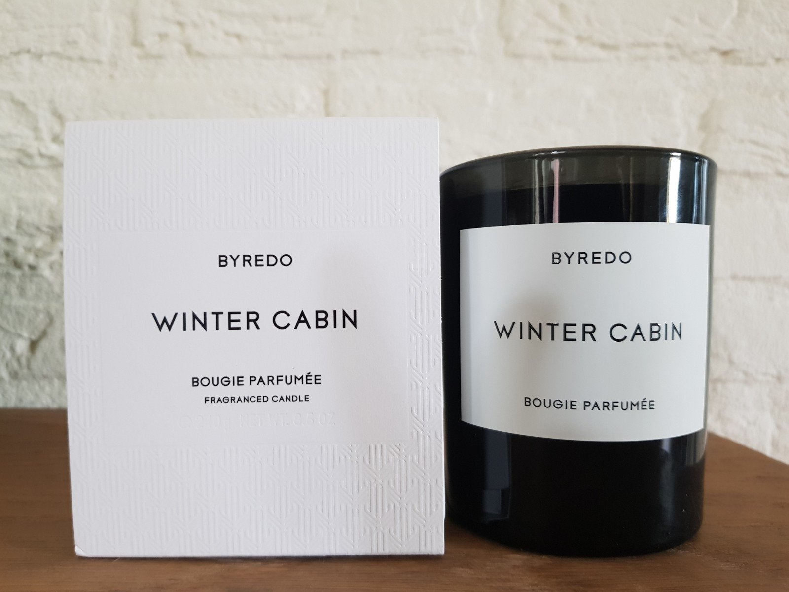 Byredo kaars Winter Cabin 240 gram, Ophalen of Verzenden, Nieuw, Kaars