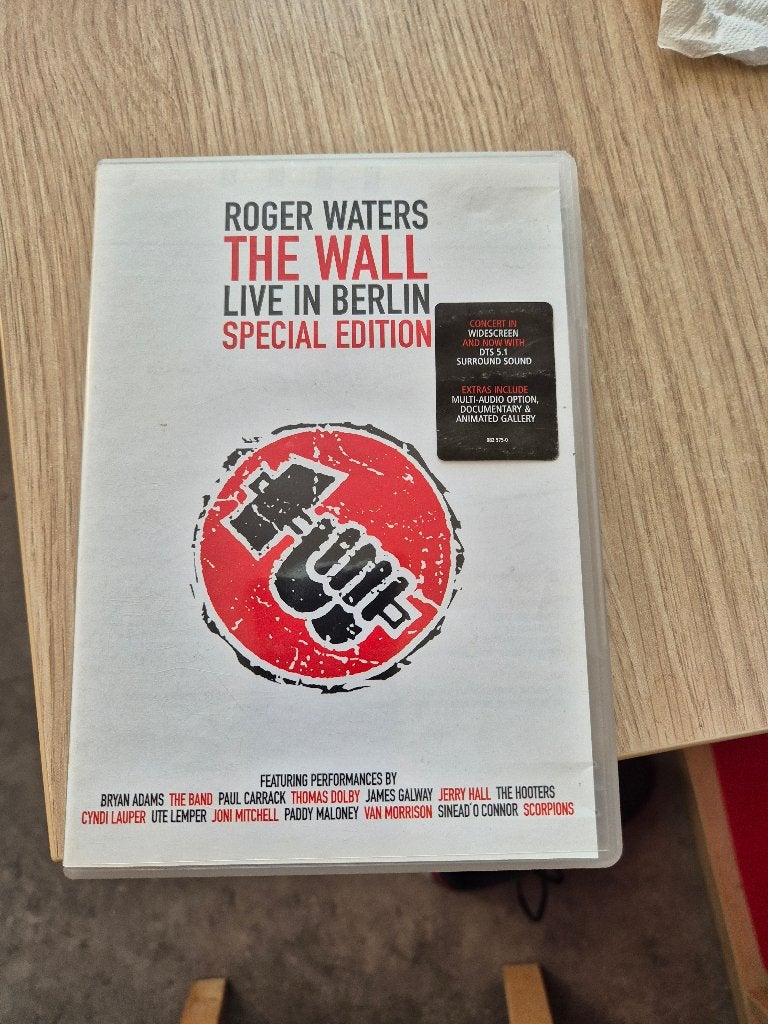 Roger Waters The Wall Live in Berlin Special Edition DVD, Alle leeftijden, Nederlands, Ophalen of Verzenden, Breedbeeld