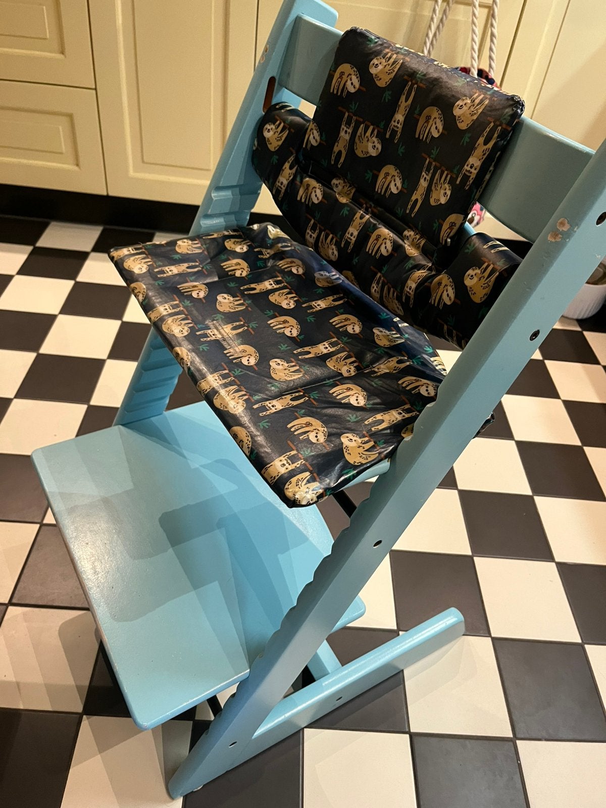 Trip trap stoel met zitkussen, Ophalen, Gebruikt, Meegroeistoel