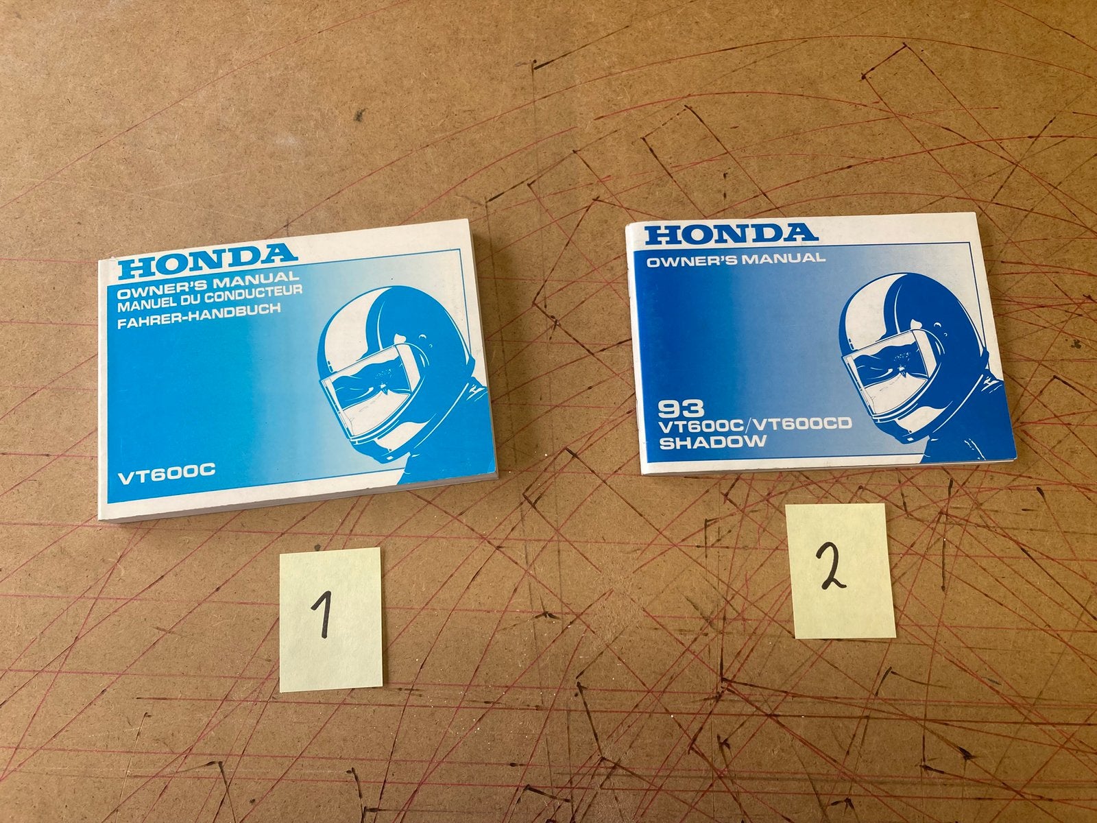 Origineel instruktieboekje VT600C / VT600CD SHADOW (93), Motoren, Ophalen of Verzenden, Honda