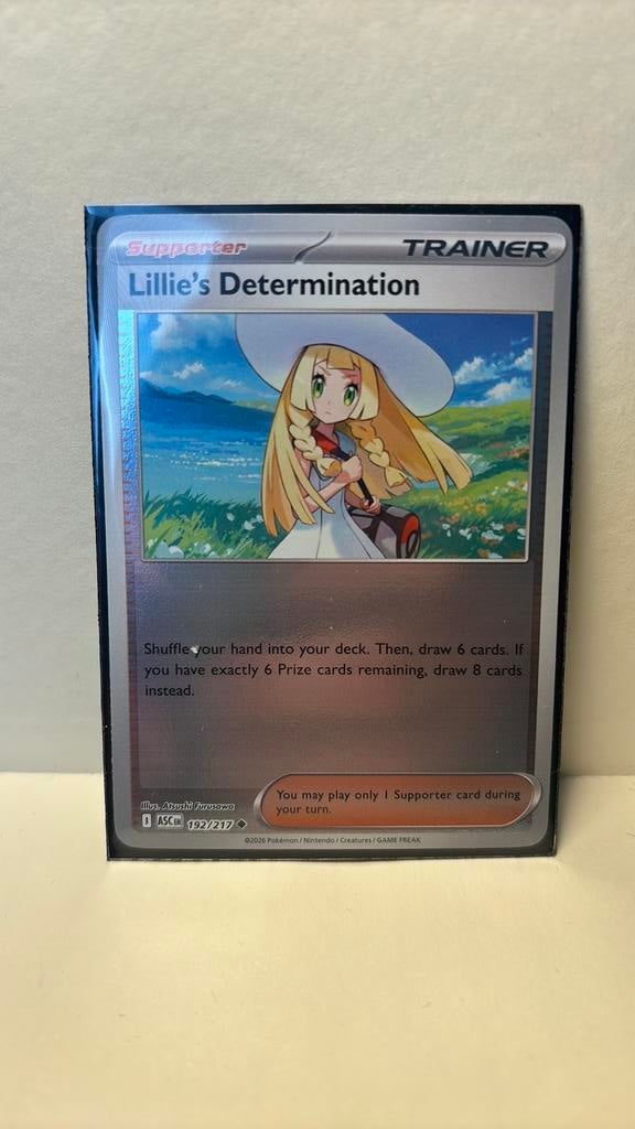 Lillie’s Determination 192/217 Ascended Heroes reverse holo, Ophalen of Verzenden, Zo goed als nieuw, Boosterbox