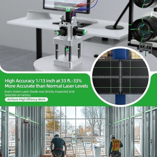 4D Kruislijnlaser – Zelfnivellerend – Groene Laser – Statief, Corvance B.V., Verzenden, Nieuw, Corvancebol@gmail.com