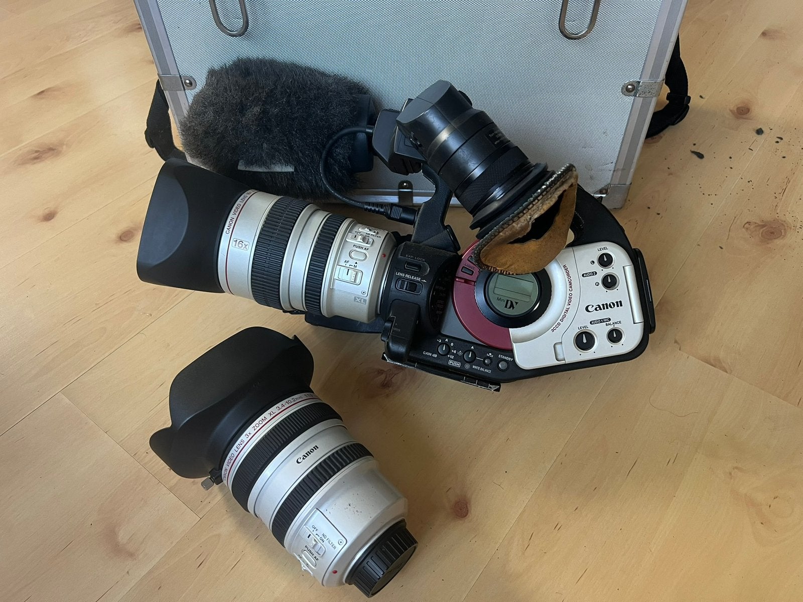 Canon XL1 DV video camera met een extra lens, Ophalen, Gebruikt, Canon