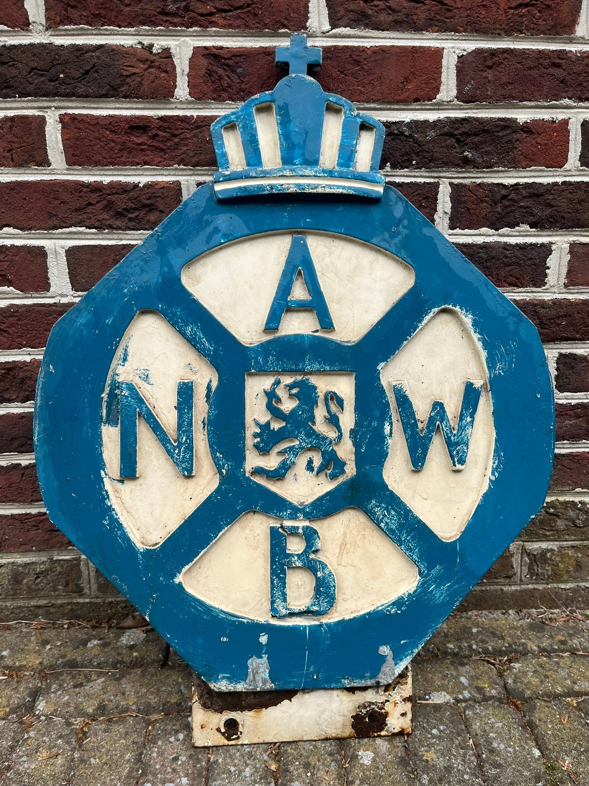 ANWB wegwijzer schild, Verzamelen, Ophalen of Verzenden, Gebruikt, Reclamebord