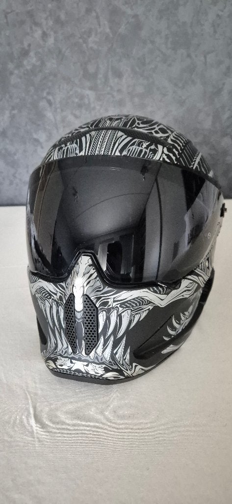 Ruroc helm maat 55-56 cm met audio systeem, Systeemhelm, Dames, S, Tweedehands
