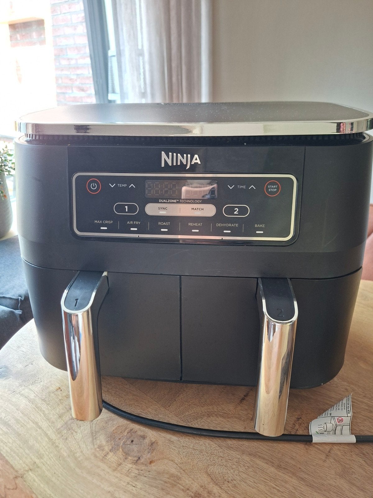 Ninja Foodi Dual Zone Airfryer AF300EU - Zo goed als nieuw, Ophalen, Zo goed als nieuw, Airfryer