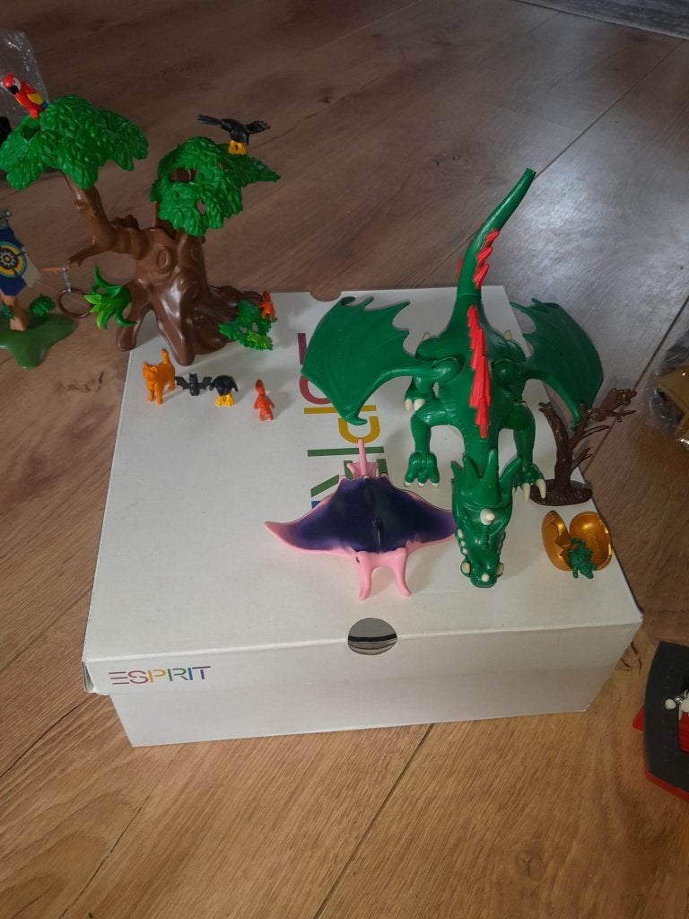 Playmobil Draak, boom en figuren - Gebruikt, Ophalen, Gebruikt, Losse onderdelen, Fantasy