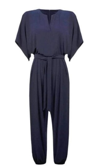 Joseph Ribkoff elegante jumpsuit zonder taillebandje 44/46, Blauw, ., Maat 42/44 (L), Joseph Ribkoff