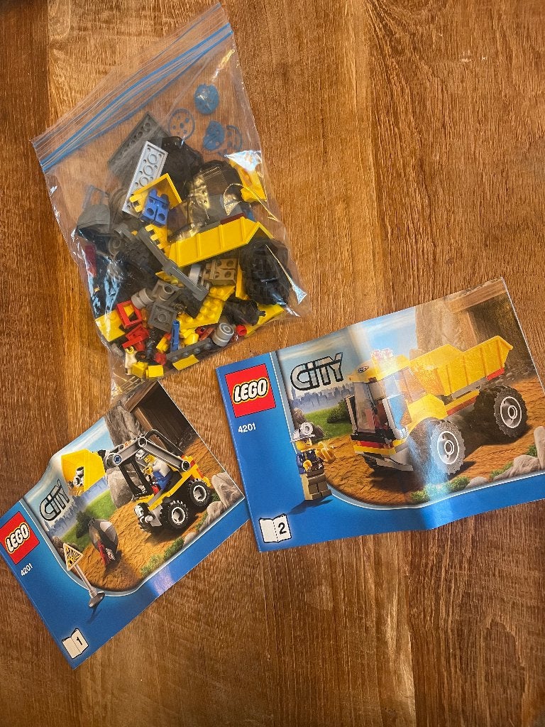 lego city 4201 kiepwagen met laadschop, City, Lego, Inclusief instructies, Ophalen of Verzenden