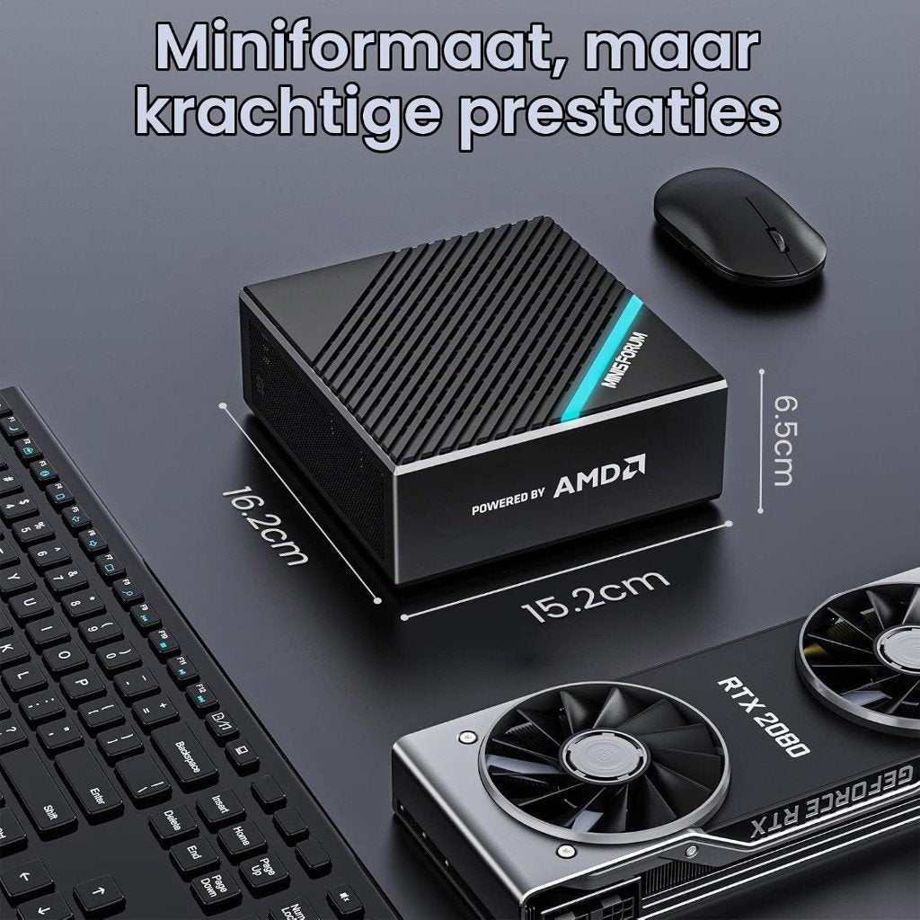 Minisforum B550, Ryzen 7 5700G , 32GB/512GB, Minisforum, Gebruikt, 32 GB, AMD Ryzen 7