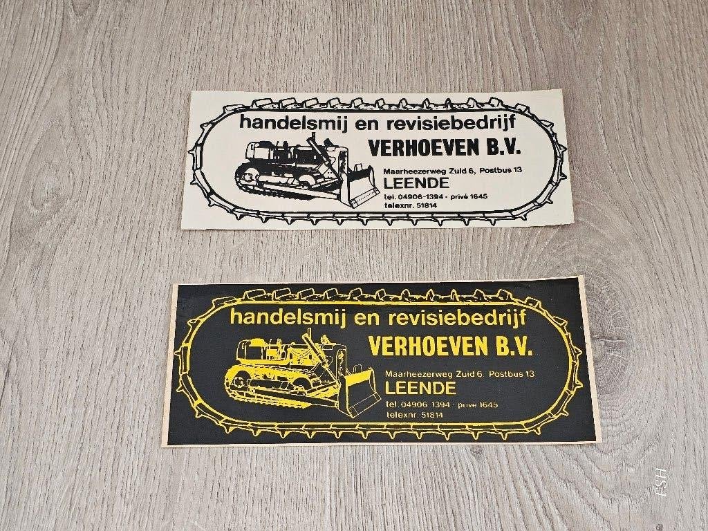 Stickers: Grondverzet., Ophalen of Verzenden, Nieuw