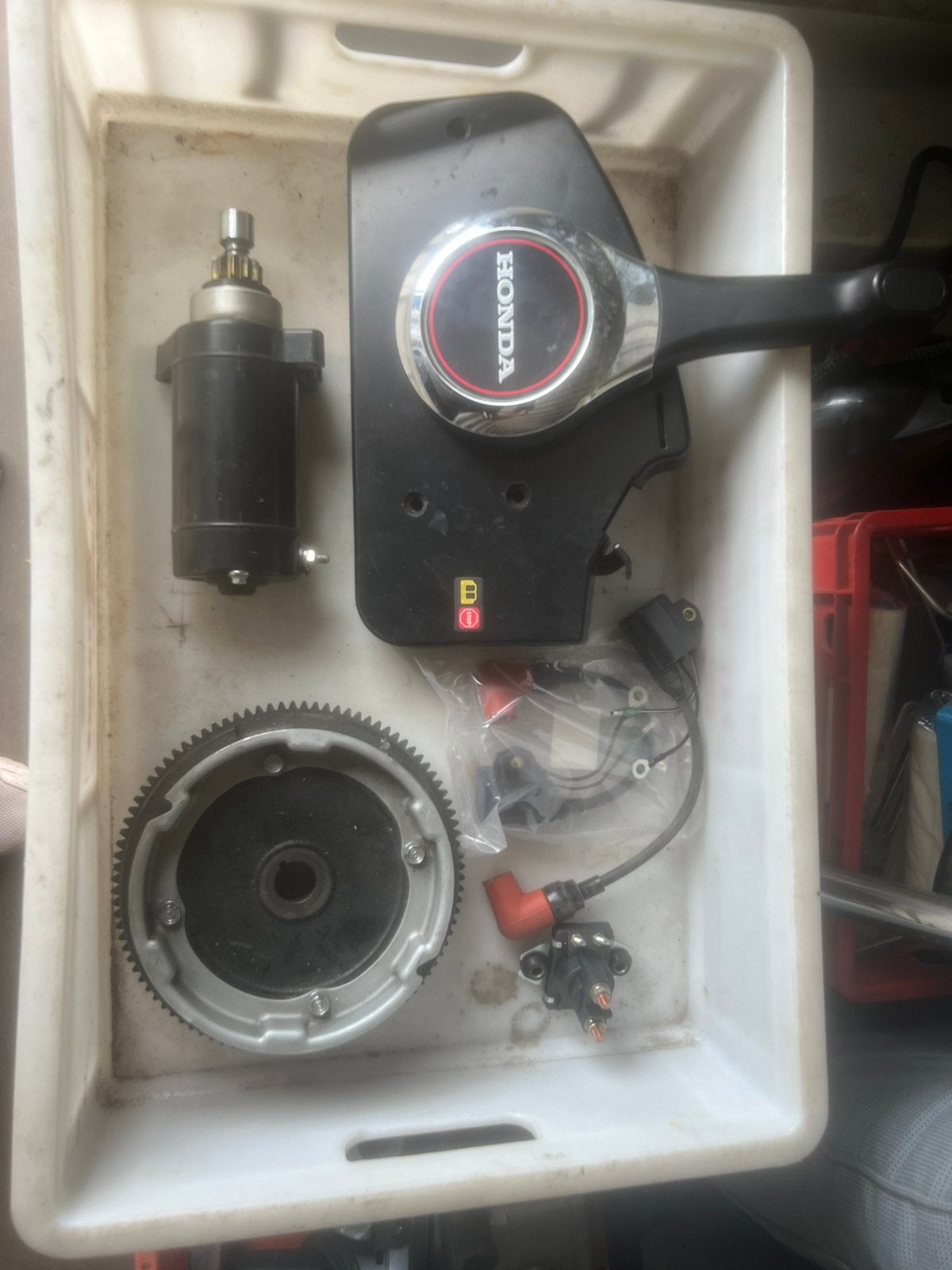 Honda buitenboordmotor onderdelen, Ophalen, Nieuw, Motor en Techniek, Motorboot