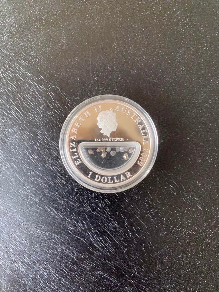 20091 dollar silverproof munt, Postzegels en Munten, Munten | Oceanië, Ophalen of Verzenden