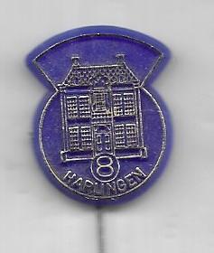 8.HARLINGEN FRIESLAND ELFSTEDENTOCHT PLAATSEN SERIE, Ophalen of Verzenden, Gebruikt, Stad of Land, Speldje of Pin