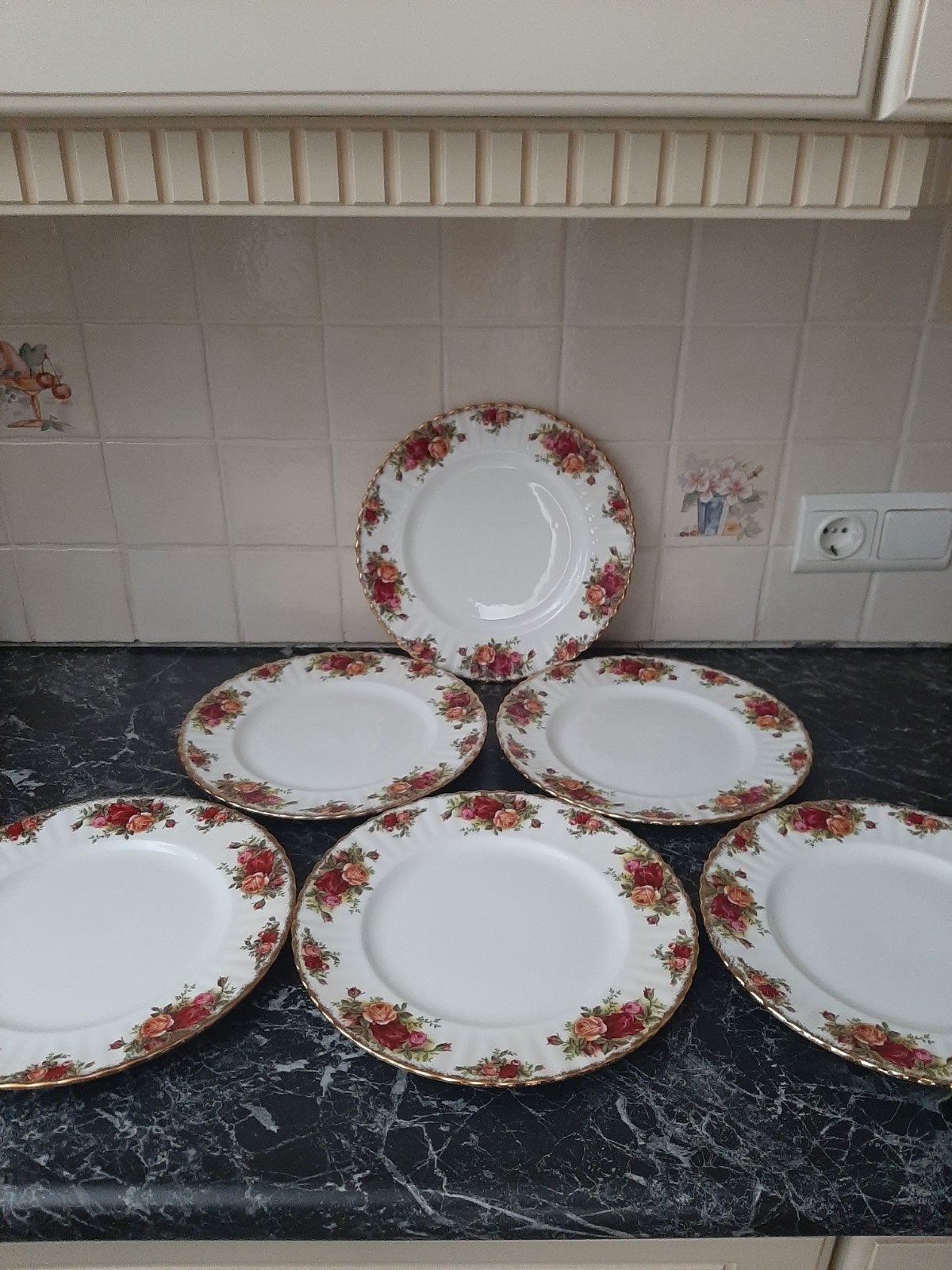 royal albert dinnerborden, Ophalen