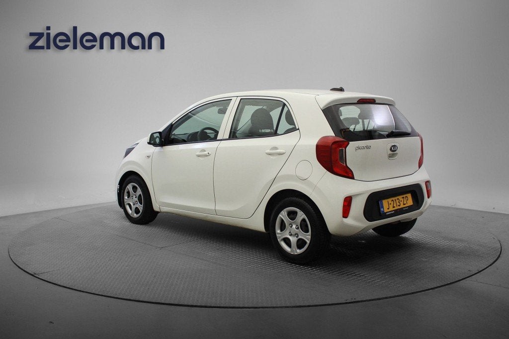 Kia Picanto 1.0 DPI ComfortLine 5 Deurs - Airco, Cruise, Voorwielaandrijving, Gebruikt, Met garantie (alle), Wit