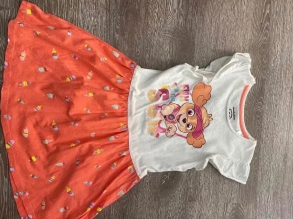 Zomer jurkje Paw Patrol in maat 122, Ophalen, Zo goed als nieuw, Meisje, Jurk of Rok