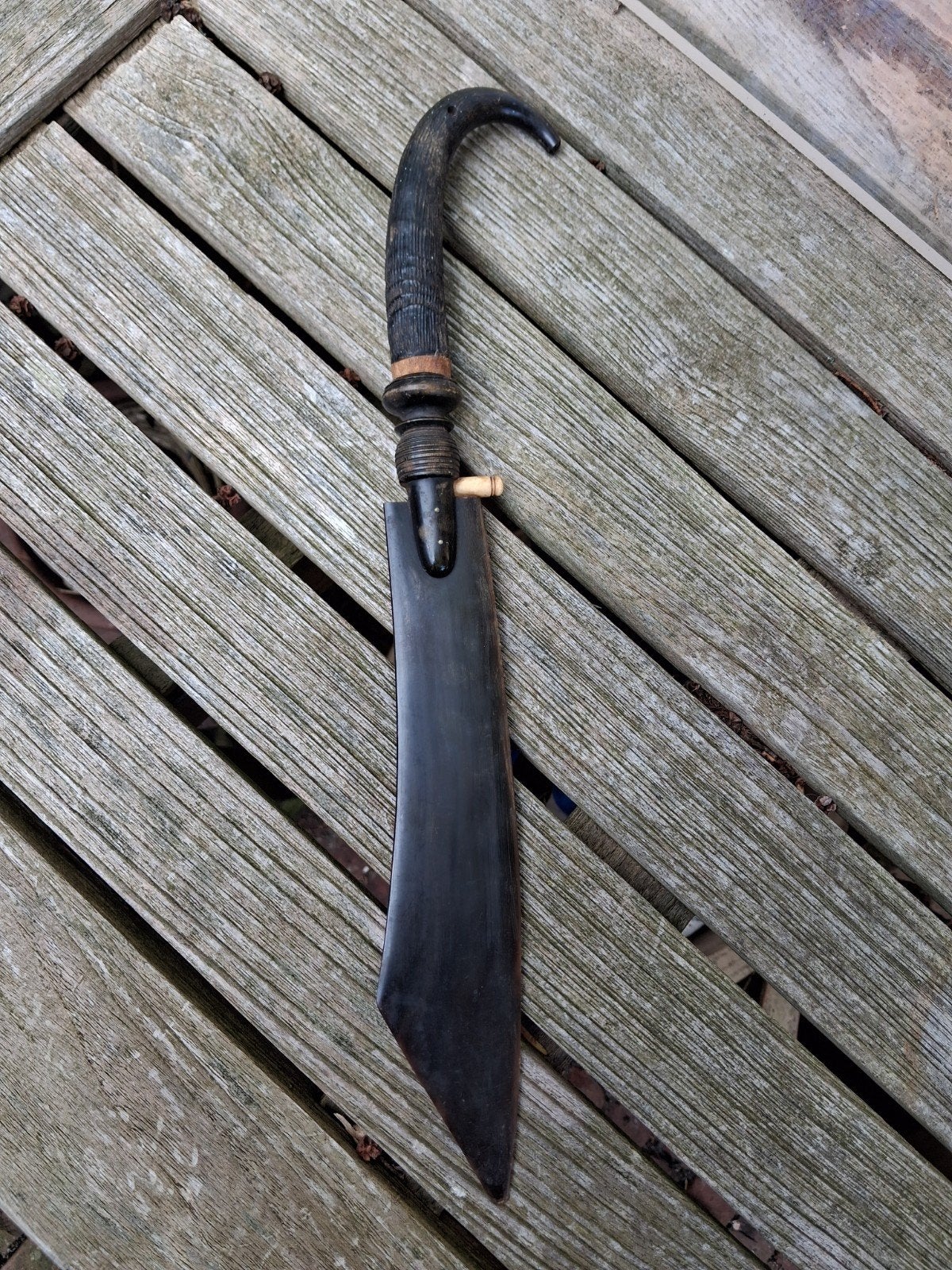 Rituele dolk van hoorn - 35 cm - Perfecte staat, Ophalen of Verzenden