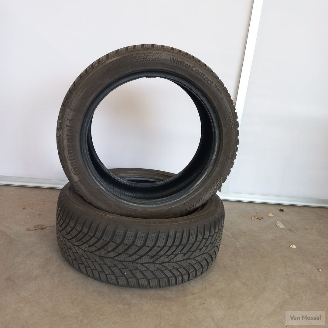 Continental Wintercontact TS870 225/45/R17 91H, Gebruikt, 255 mm, -, -