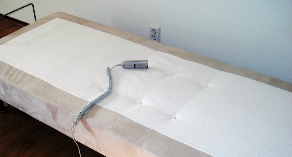 Swiss Sense Elektrische Boxspring (80 x 200 cm), Huis en Inrichting, Ophalen, Eenpersoons, Beige, Zo goed als nieuw