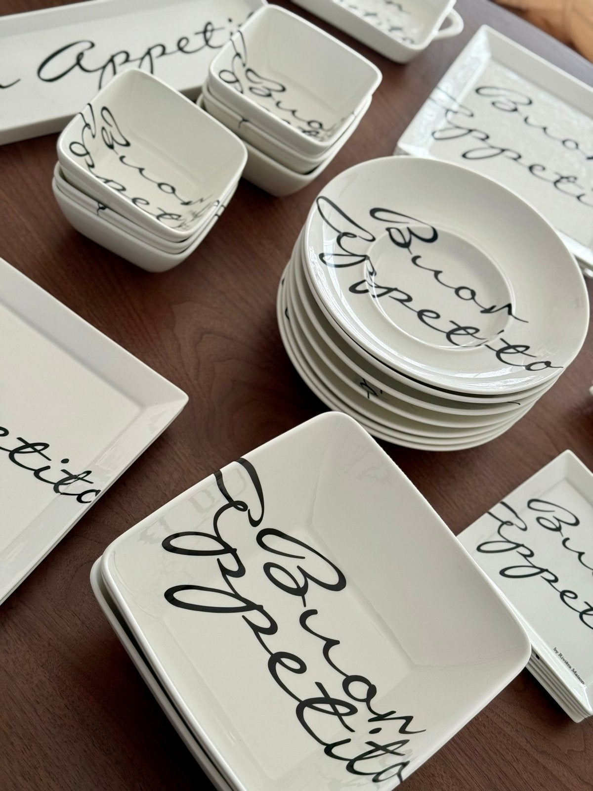 Riviera Maison Porseleinen Servies - Compleet Set zgan, Ophalen, Zo goed als nieuw, Overige stijlen, Porselein