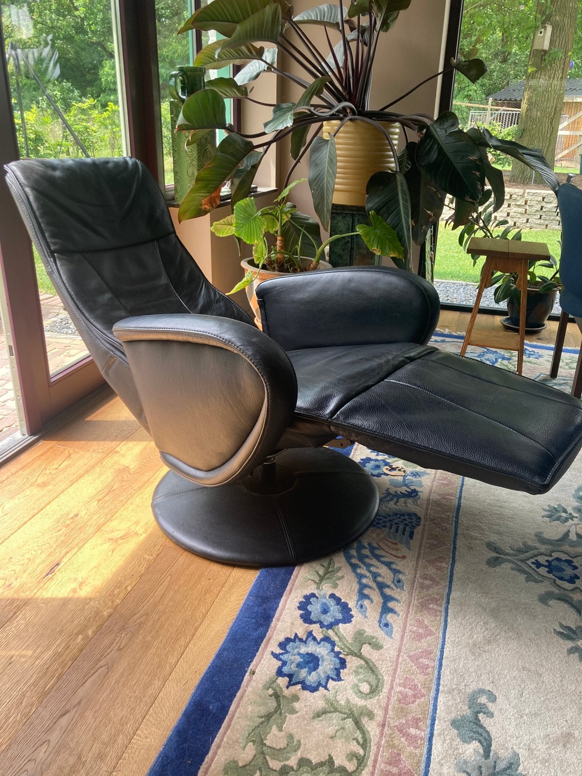 Prominent relaxfauteuil Medium, Ophalen, Minder dan 75 cm, Leer, Zo goed als nieuw