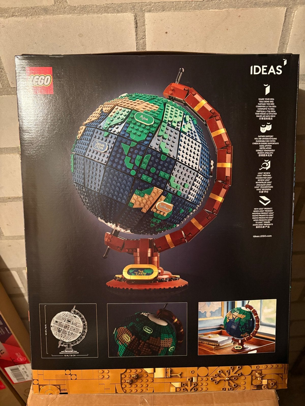 Lego Ideas The Globe - Nieuw in doos (kleine vouw), Kinderen en Baby's, Speelgoed | Duplo en Lego, Lego, Nieuw, Ophalen of Verzenden