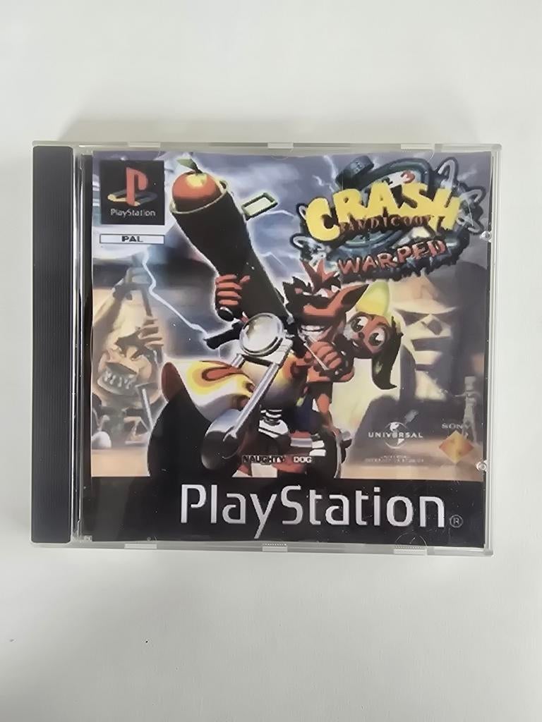 Crash Bandicoot Warped - Originele PS1 Game (Geen Case), Spelcomputers en Games, Gebruikt, 1 speler, Ophalen of Verzenden, Platform