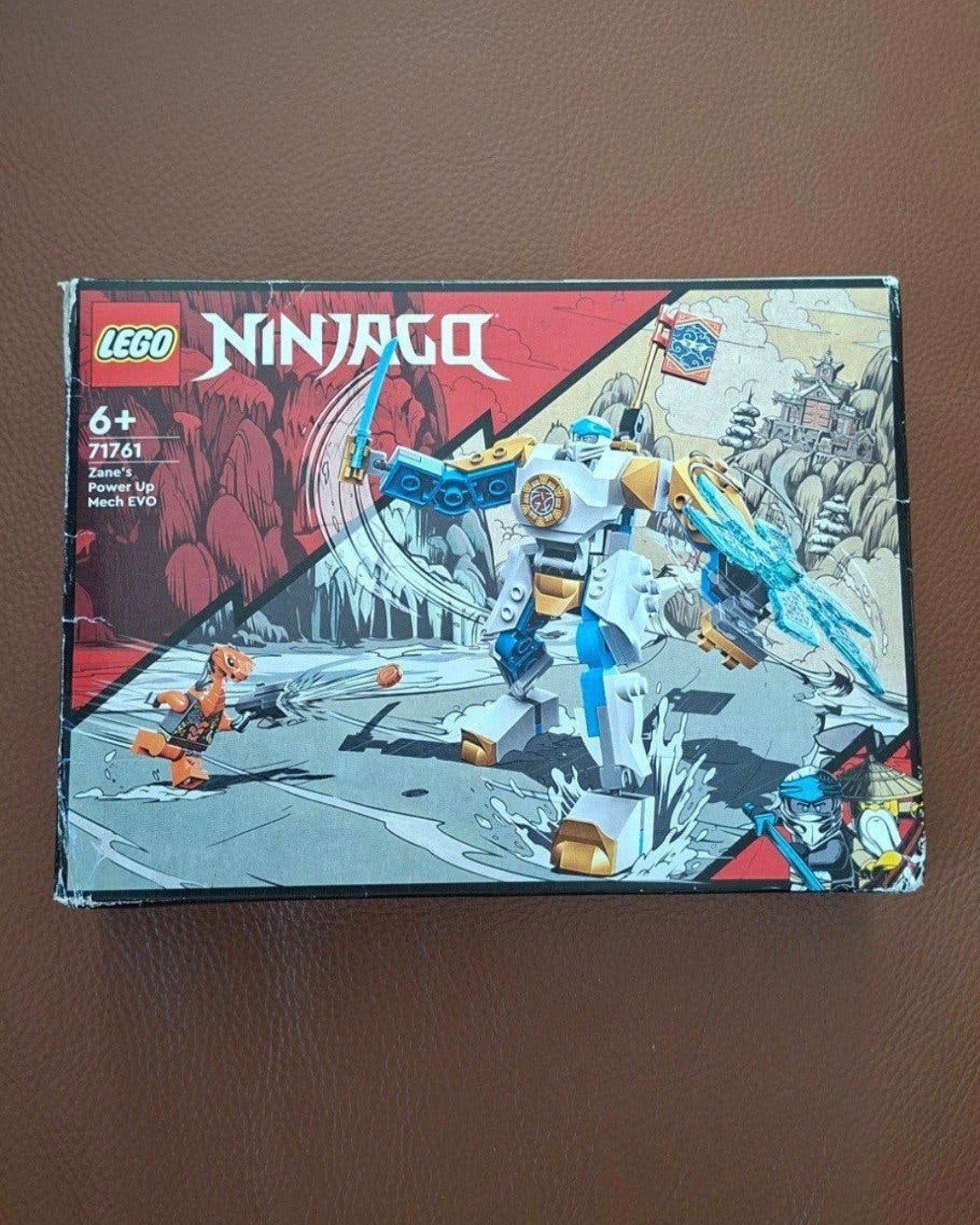 Lego Ninjago Zane's Power Up Mech, Lego, Ophalen of Verzenden, Zo goed als nieuw, Compleet