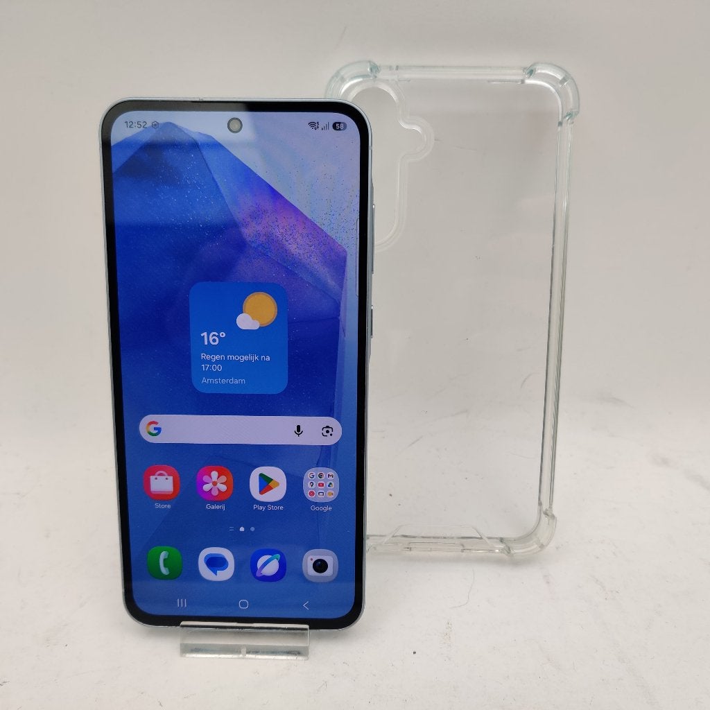 Samsung Galaxy A55 5G 128GB | Duo Sim | Android 16 €229.99, S, Ophalen of Verzenden, Zo goed als nieuw, S