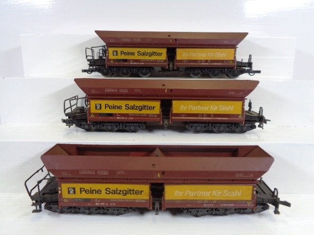 ROCO (set/2) 4370  PEINE SALZGITTER wagen 3x DB (H0), Gebruikt, Gelijkstroom, Wagon, Ophalen of Verzenden