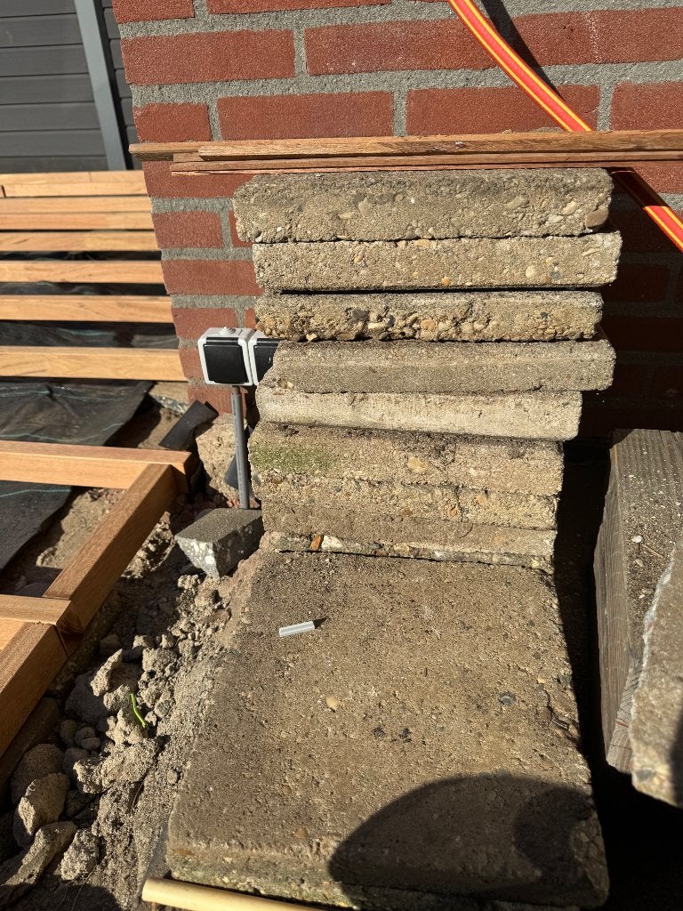 Stoeptegel, Ophalen, Gebruikt, Beton, Overige typen
