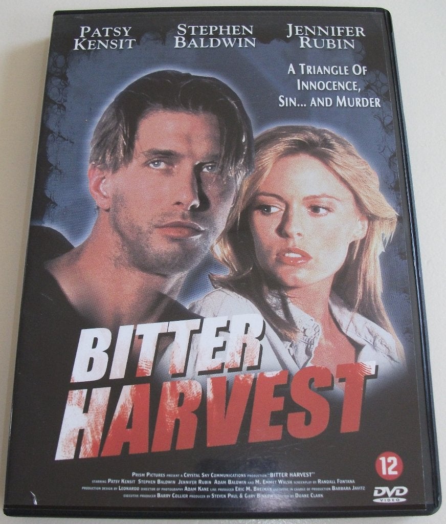 Dvd *** BITTER HARVEST *** Triangle of Innocence Sin Murder, Engels, Nederlands, Actie, Ophalen of Verzenden