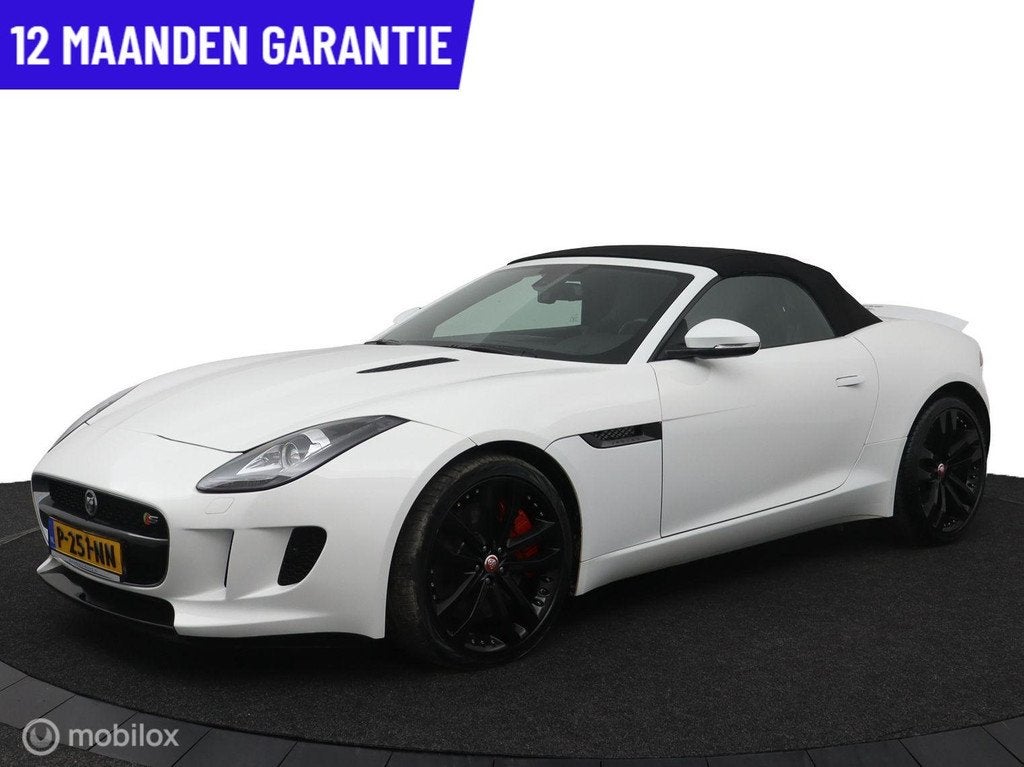 Jaguar F-type 3.0 V6 S Convertible, Auto's, Euro 5, Achterwielaandrijving, 2995 cc, Cabriolet