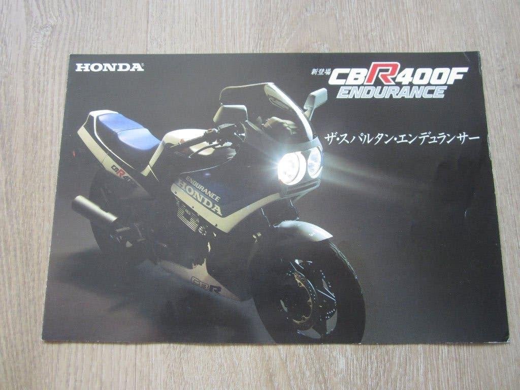 Honda CBR 400 F Endurance JDM brochure folder, Ophalen of Verzenden, Honda