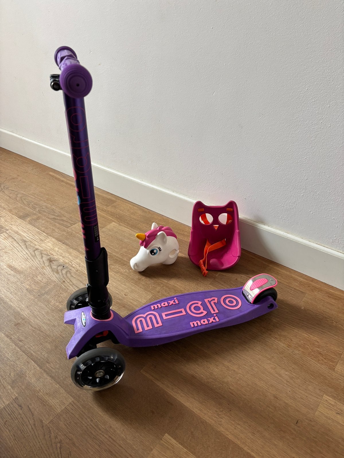 Micro step maxi deluxe inklapbaar paars editie, Fietsen en Brommers, Steps, Ophalen, Zo goed als nieuw, Gewone step