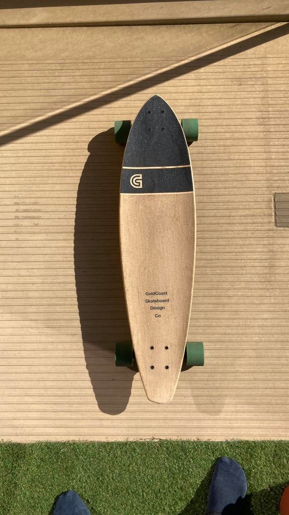 GoldCoast Pintail Longboard – Great for cruising, Sport en Fitness, Skateboarden, Ophalen, Zo goed als nieuw, Longboard