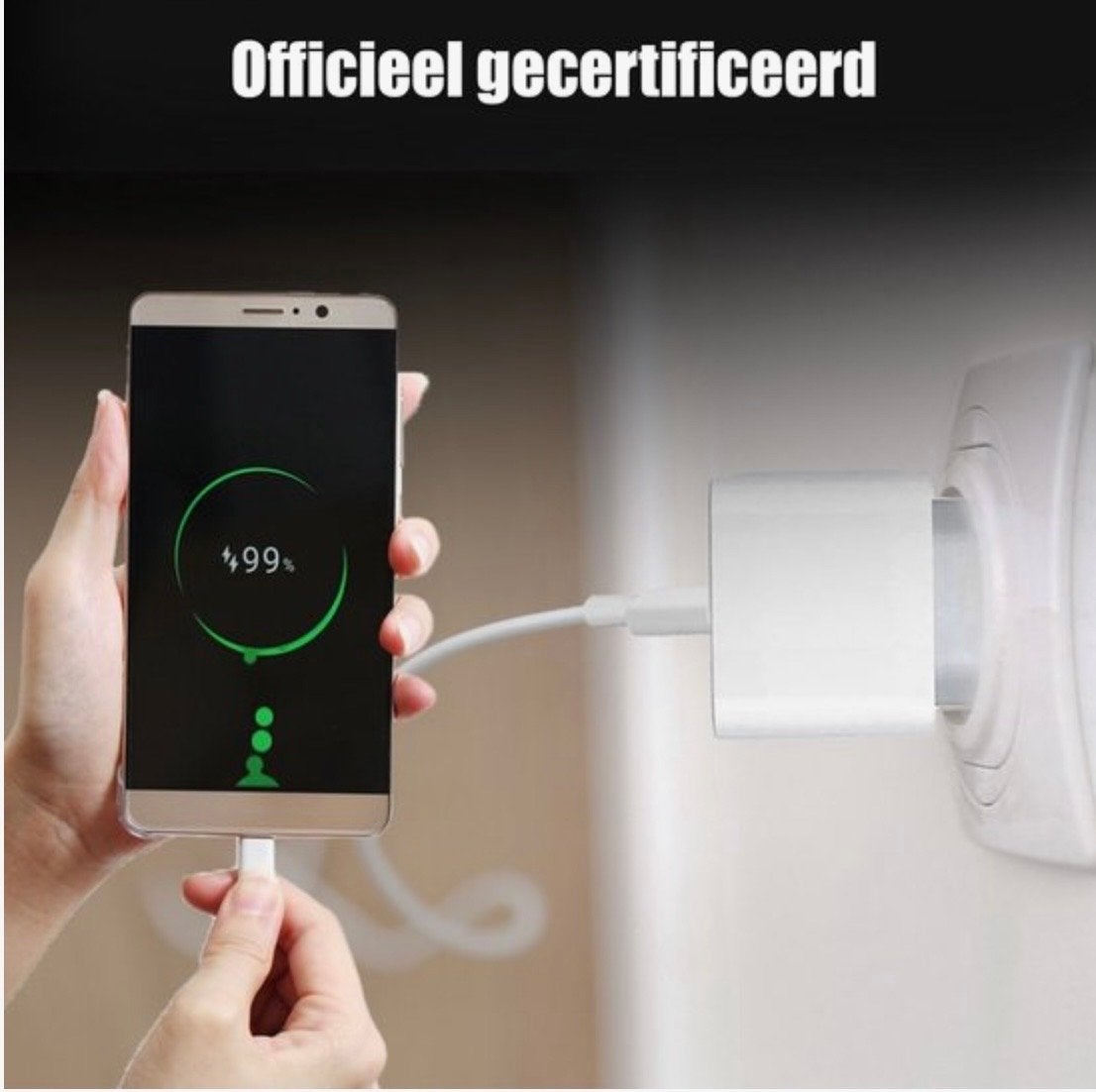Foto 6 van 20W Snellader met USB-C Kabel - GaN Technologie