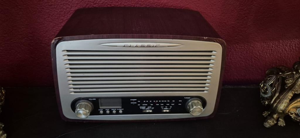 Retro Radio - Klassiek Design - Axxion, Audio, Tv en Foto, Radio's, Ophalen of Verzenden, Zo goed als nieuw, Radio