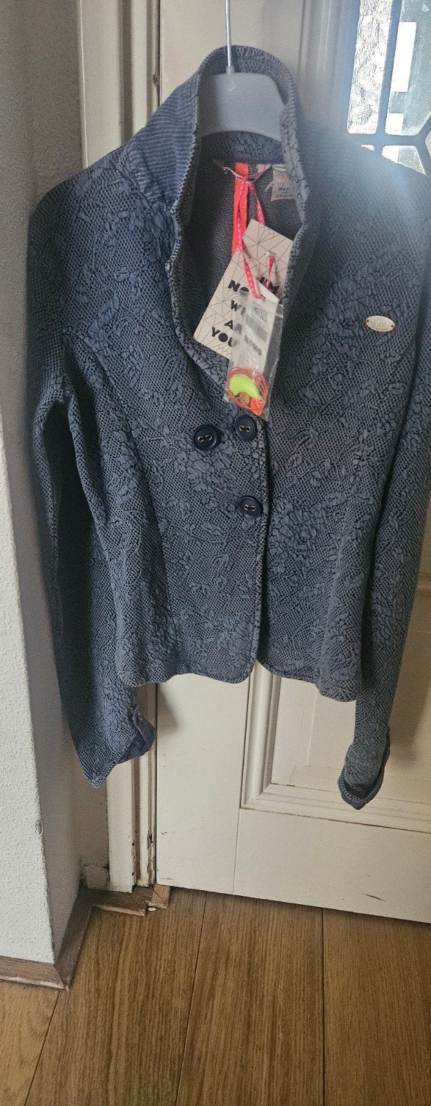 Nieuw Nono blauw vest maat 146-152, Meisje, Trui of Vest, Nieuw, Ophalen of Verzenden