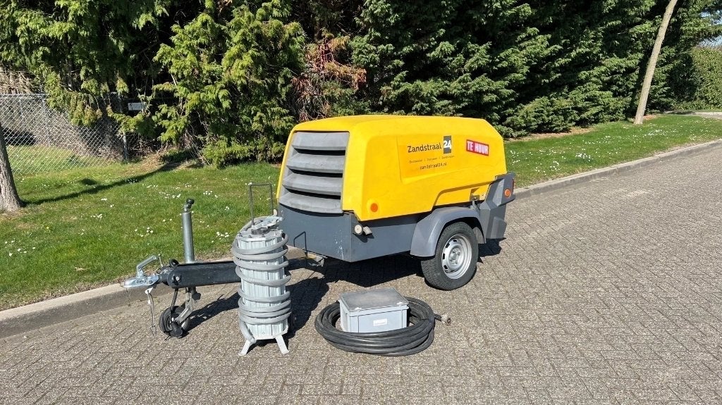 IBIX Straalset huren met dieselcompressor en nakoeler, Doe-het-zelf en Verbouw, Ophalen, Gebruikt