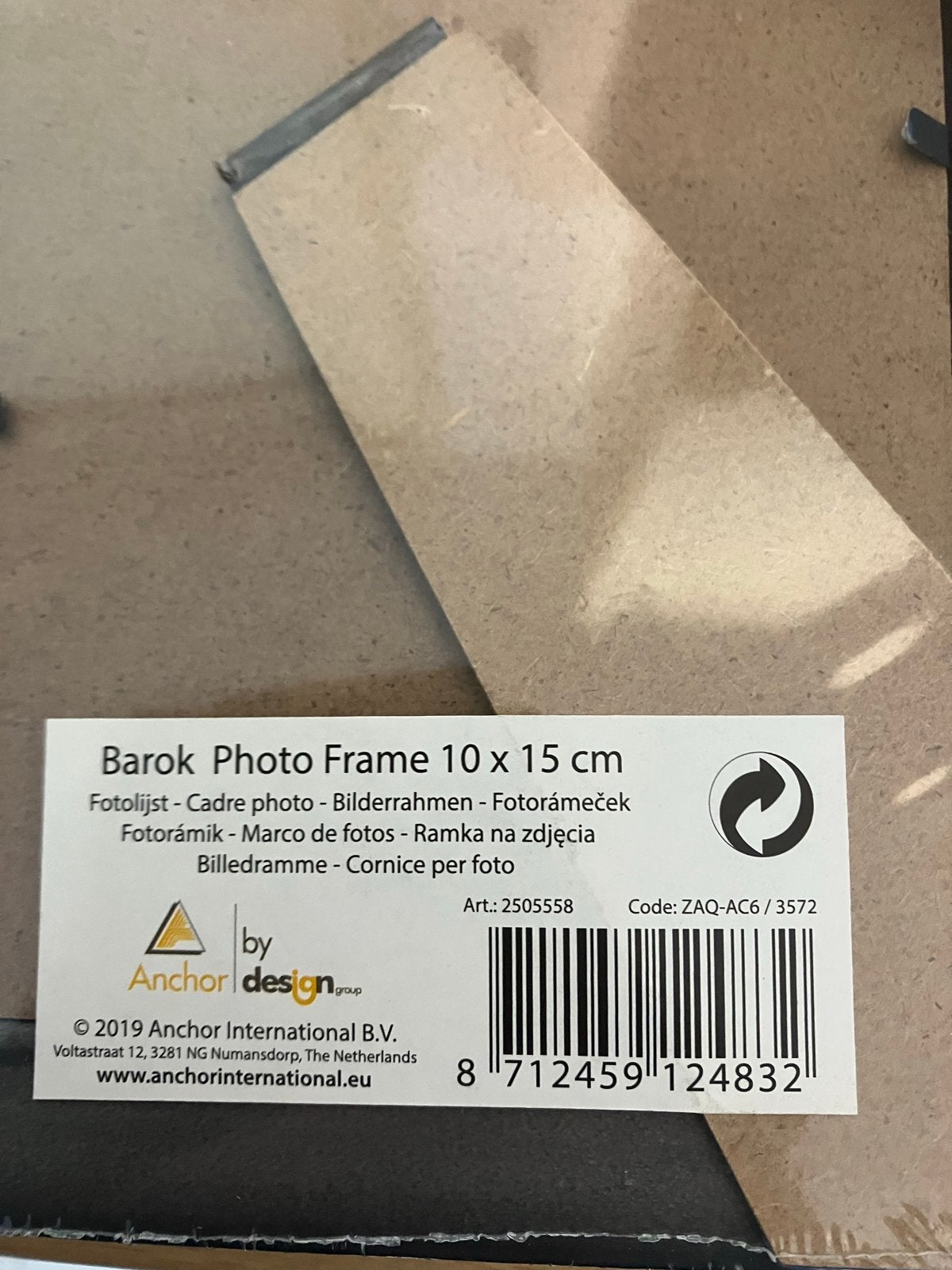 2x Barok Fotolijst 10x15 cm Bronskleurig Nieuw in Verpakking, Bruin, Kunststof, Nieuw, Ophalen of Verzenden