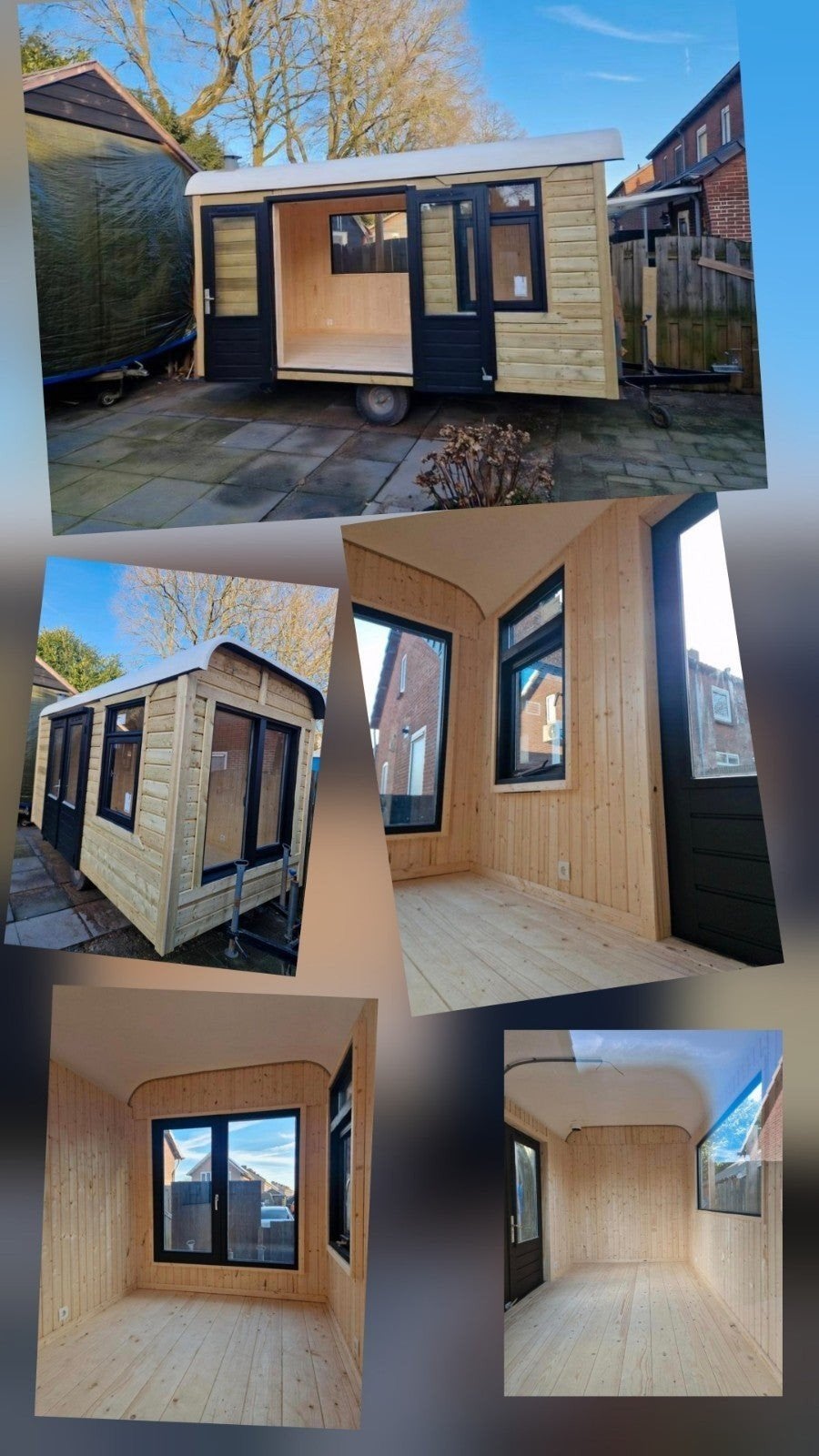 Unieke Pipowagen/Tiny House met buitenkeuken, Overige merken, Tot en met 2, Particulier, 500 - 750 kg