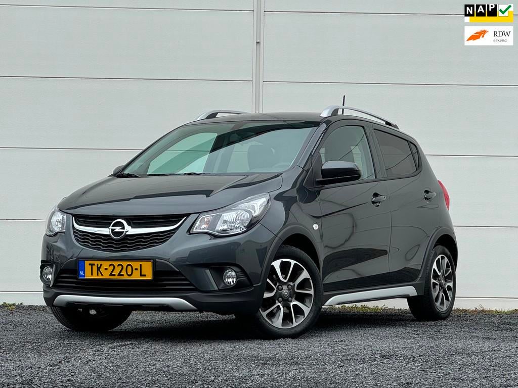 Opel KARL 1.0 Rocks Automaat Org NL Navi Apple carplay Airco, Auto's, Opel, 839 kg, Gebruikt, Euro 6, Parkeersensor
