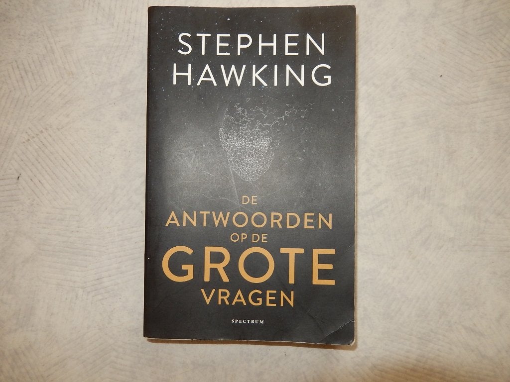 Antwoorden op de GROTE Vragen S Hawking, Ophalen of Verzenden, Zo goed als nieuw, Stephen Hawking, Overige wetenschappen